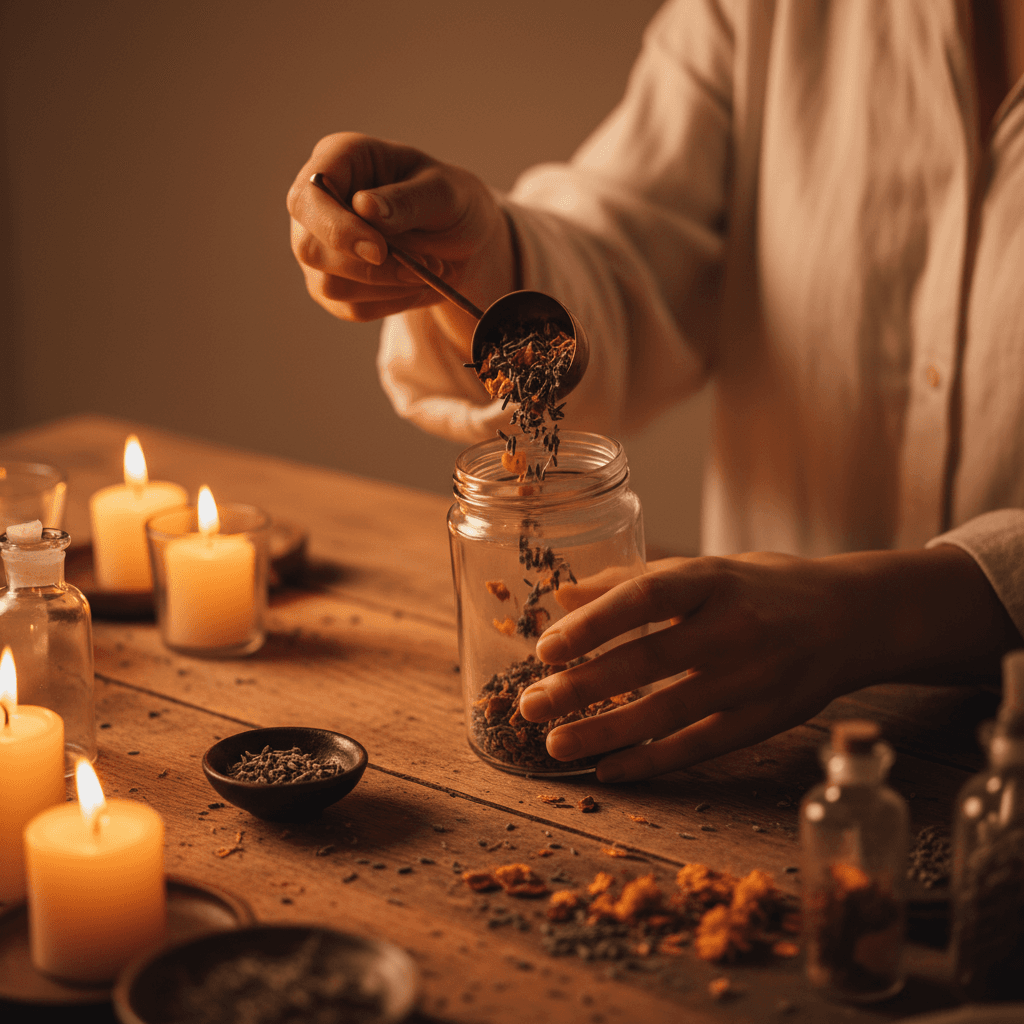 Handcrafted product preparation with care